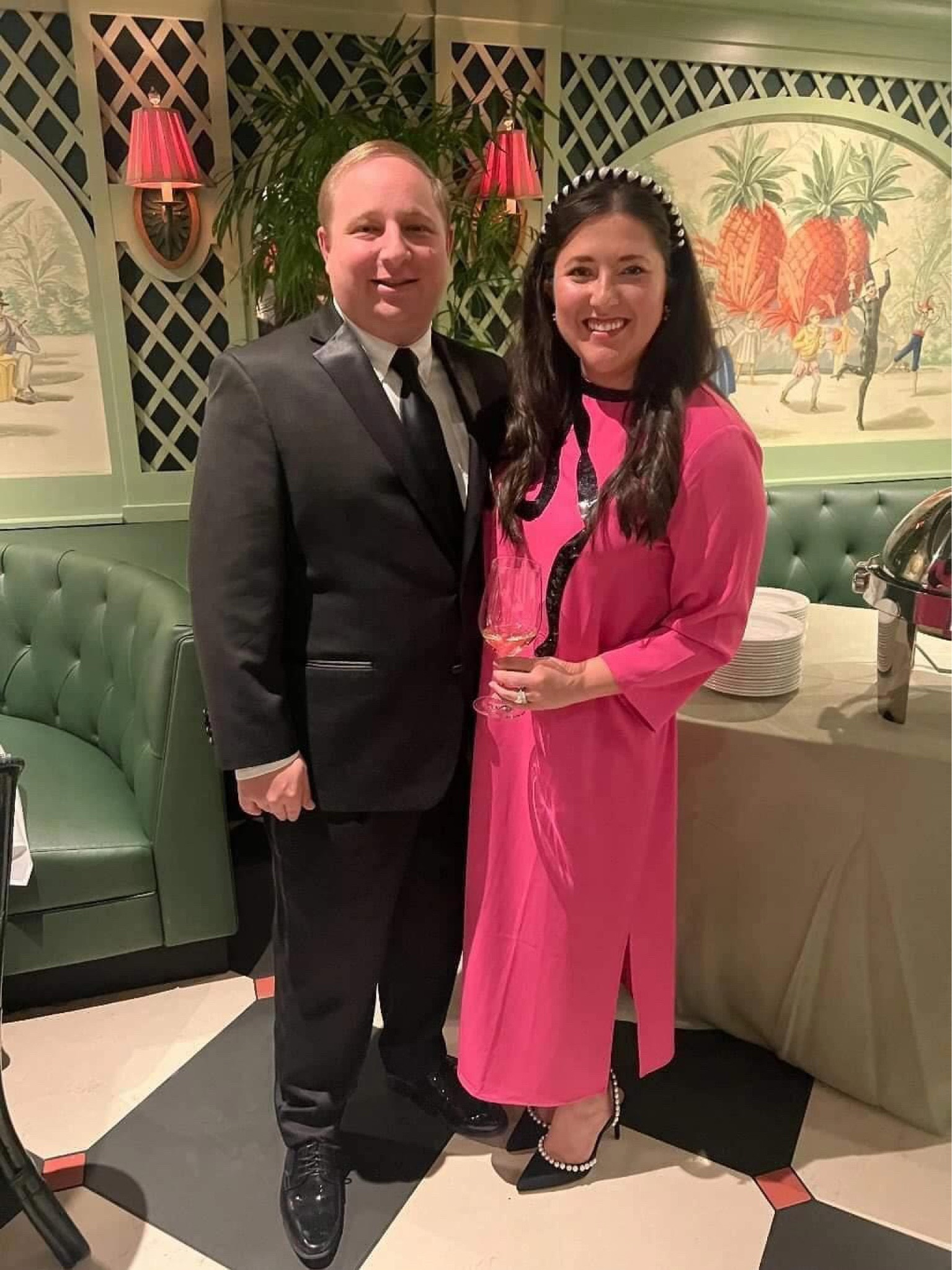 NOLA wedding OOTD 💕💖🎀- pink long sleeve formal part dress // velvet black pearl Nicola Bathie Antonio Melani Dillards heels

#LTKstyletip #LTKFind #LTKshoecrush