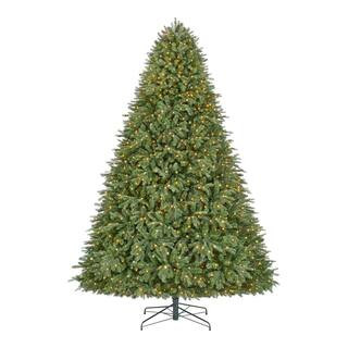 Home Accents Holiday 9 ft. Aldon Balsam Fir Pre-Lit LED Artificial Tree 23PG90126 - The Home Depo... | The Home Depot
