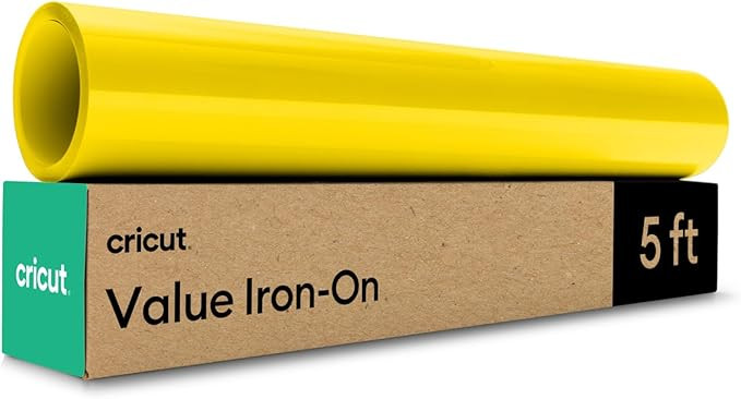 Cricut® Value Iron-On, White (12 in x 5 ft)- HTV Heat Transfer Vinyl | Amazon (US)