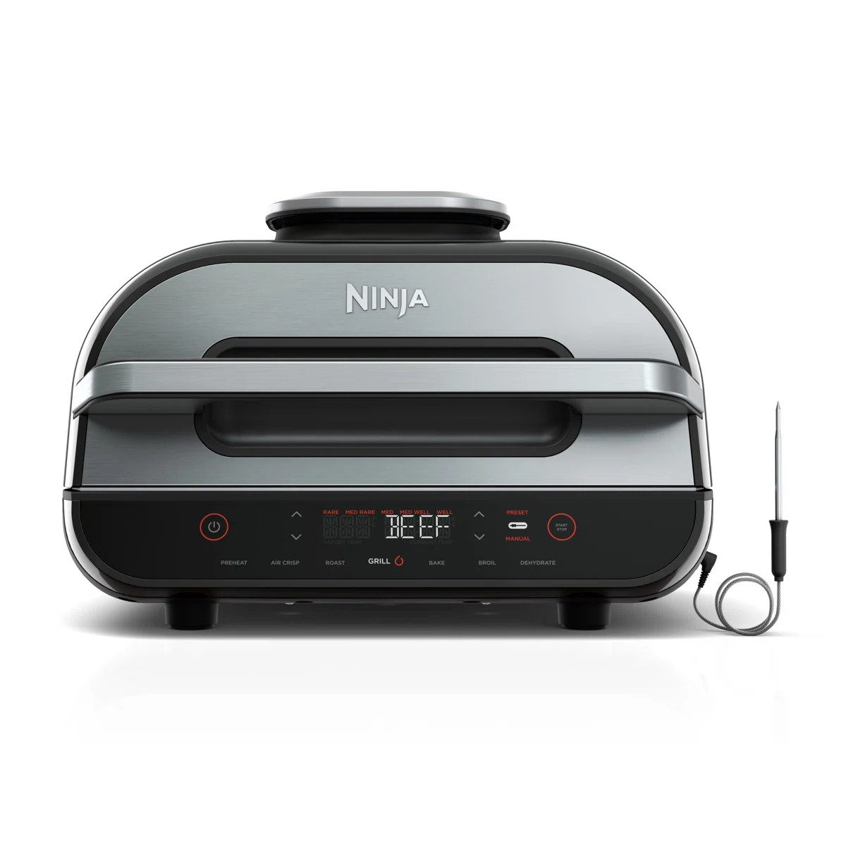 Ninja Foodi Smart XL 6-in-1 Indoor Grill with 4-qt Air Fryer, Roast, Bake, Broil, & Dehydrate | Wayfair North America