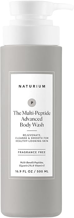Naturium Multi-Peptide Advanced Body Wash, Rejuvenate, Cleanse & Smooth, with Rice Amino Acids & ... | Amazon (US)