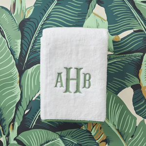 Green on White | Weezie Towels