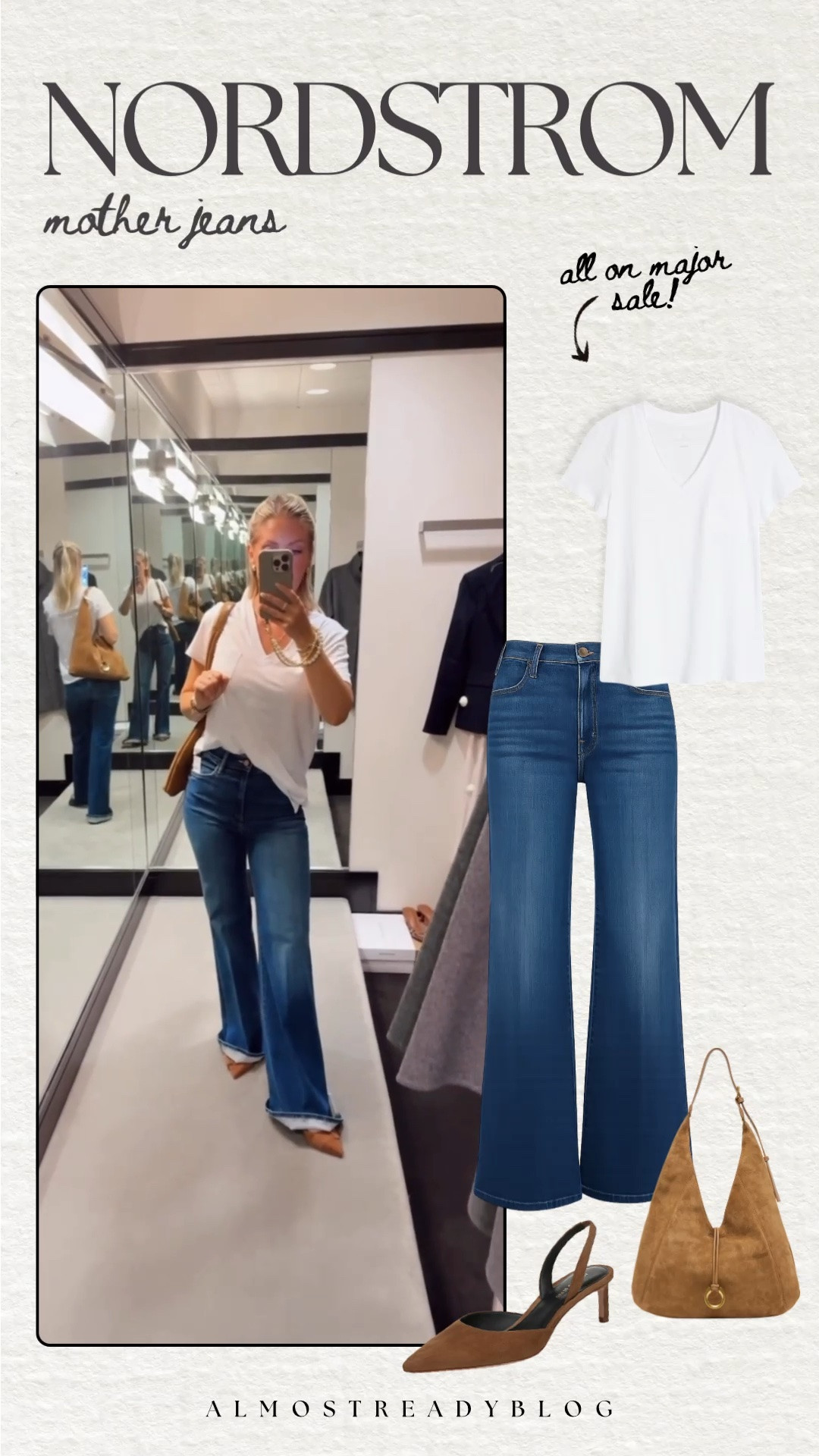 The Nsale @nordstrom is LIVE! These mother jeans were top sellers last year. My go-to everyday t-shirt is now only $16! Small tee / 25 jeans

sale alert, Nordstrom sale, Nsale, denim, jeans, casual outfits, Amanda west, almost_readyblog

#LTKootd #LTKSeasonal #LTKSaleAlert