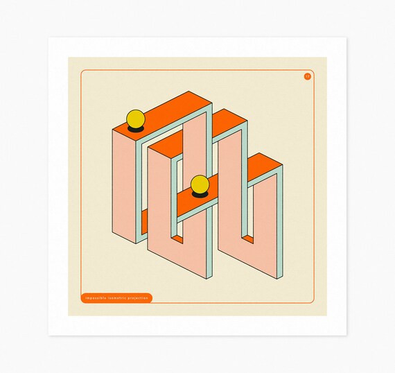 IMPOSSIBLE SHAPE 17 giclée Fine Art Prints & Rolled Canvas - Etsy | Etsy (US)