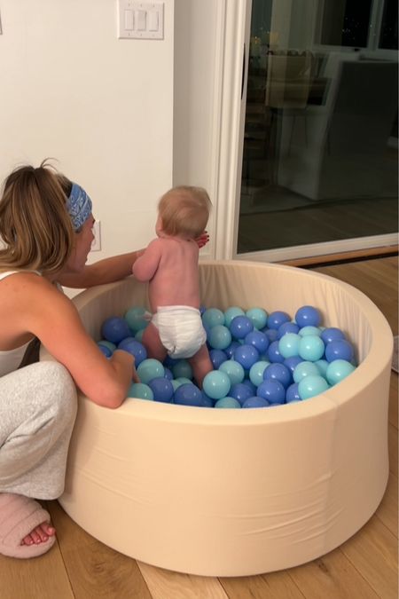 The coolest ball pit for our 9 month old 