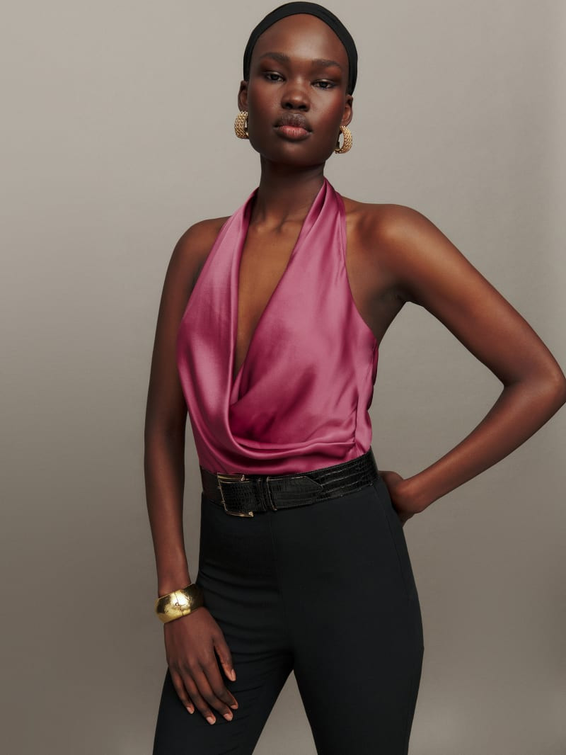 Emmy Silk Top | Reformation (Global)