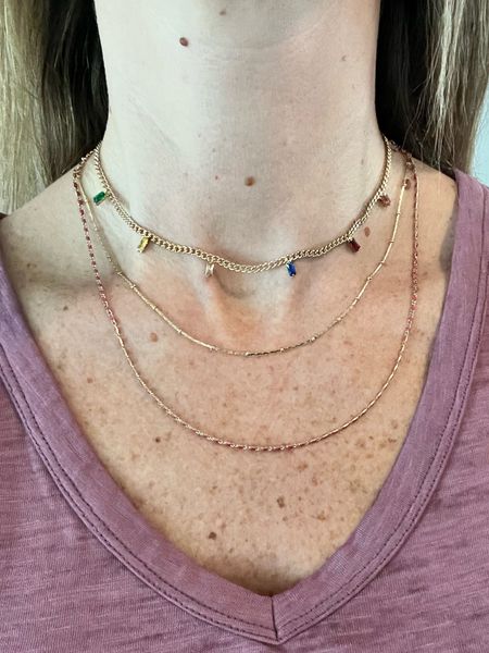 Loving my new tiered necklaces. I combined two 3-packs to create this look. Under $40!

#LTKsalealert #LTKstyletip #LTKSale