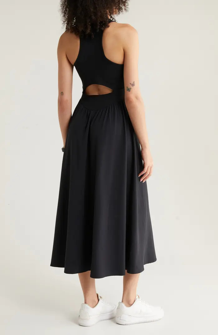 Zella Effortless Cutout Back Hybrid Dress | Nordstrom | Nordstrom
