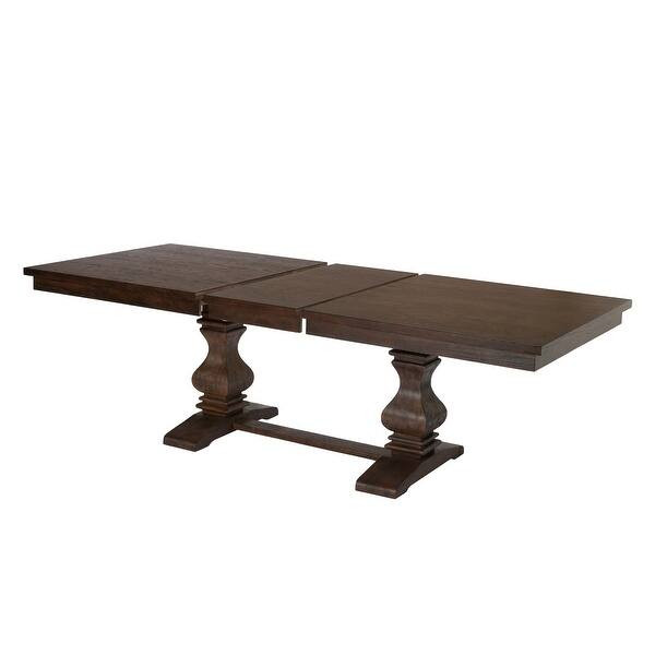 Best Quality Furniture Rectangular Walnut Extension Dining Table | Bed Bath & Beyond