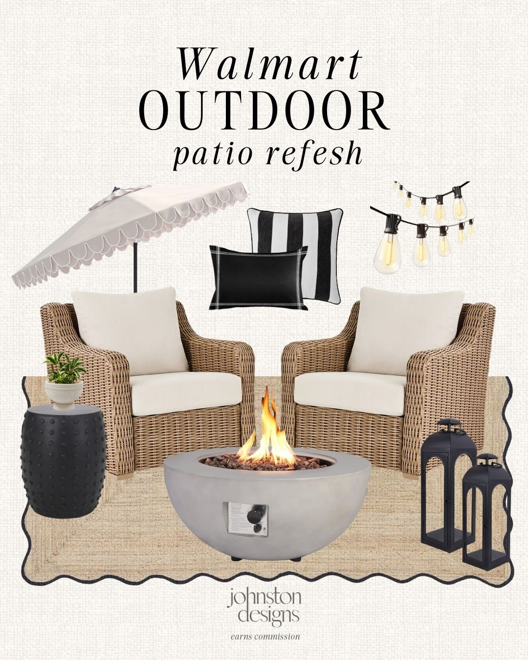 Affordable Walmart patio finds to create a cozy outdoor space for summer nights and backyard hosting. ✨

Walmart patio furniture, Walmart outdoor decor, patio refresh ideas, outdoor living space, backyard patio setup, Walmart fire pit, wicker patio chairs, outdoor patio rug, outdoor string lights, patio lanterns, patio umbrella, affordable patio furniture, backyard entertaining, Walmart outdoor finds 

 #LTKSeasonal #LTKHome