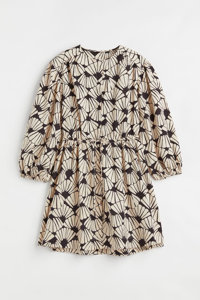 Short Linen-blend Dress | H&M (US)
