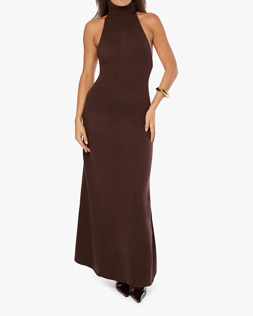 Open Back Halter Maxi Dress | We Wore What