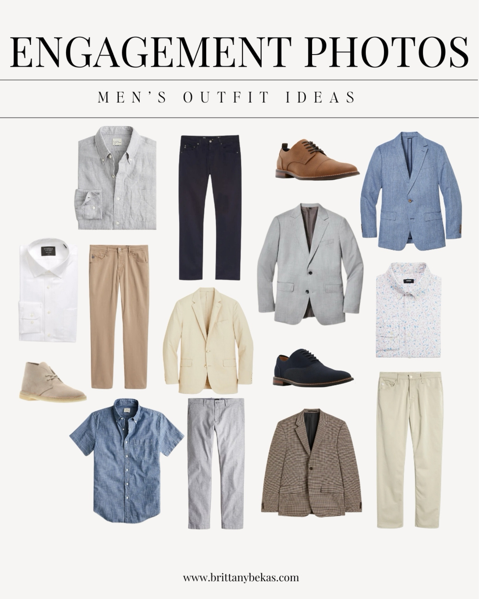 Some of my favorite men's outfits for engagement photos. All these neutrals are great on camera and timeless outfits for engagement pictures. 

Men's clothing. Men's outfits. Men's fashion. Engagement party outfits. Nordstrom. Men's basics. Men's shoes  

#LTKstyletip #LTKsalealert #LTKmens