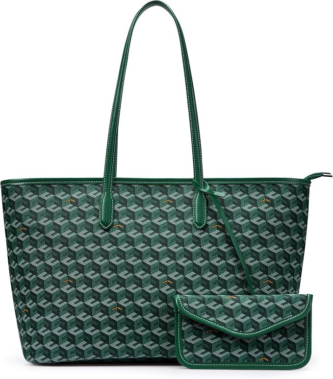 KALIDI 3D Cube Tote Bag Cubic Garden Monogram Print Leather Women Weekender Bag Shopper Handbags ... | Amazon (US)