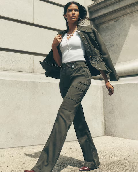 Extra High-Rise Pret Cargo Trouser | White House Black Market