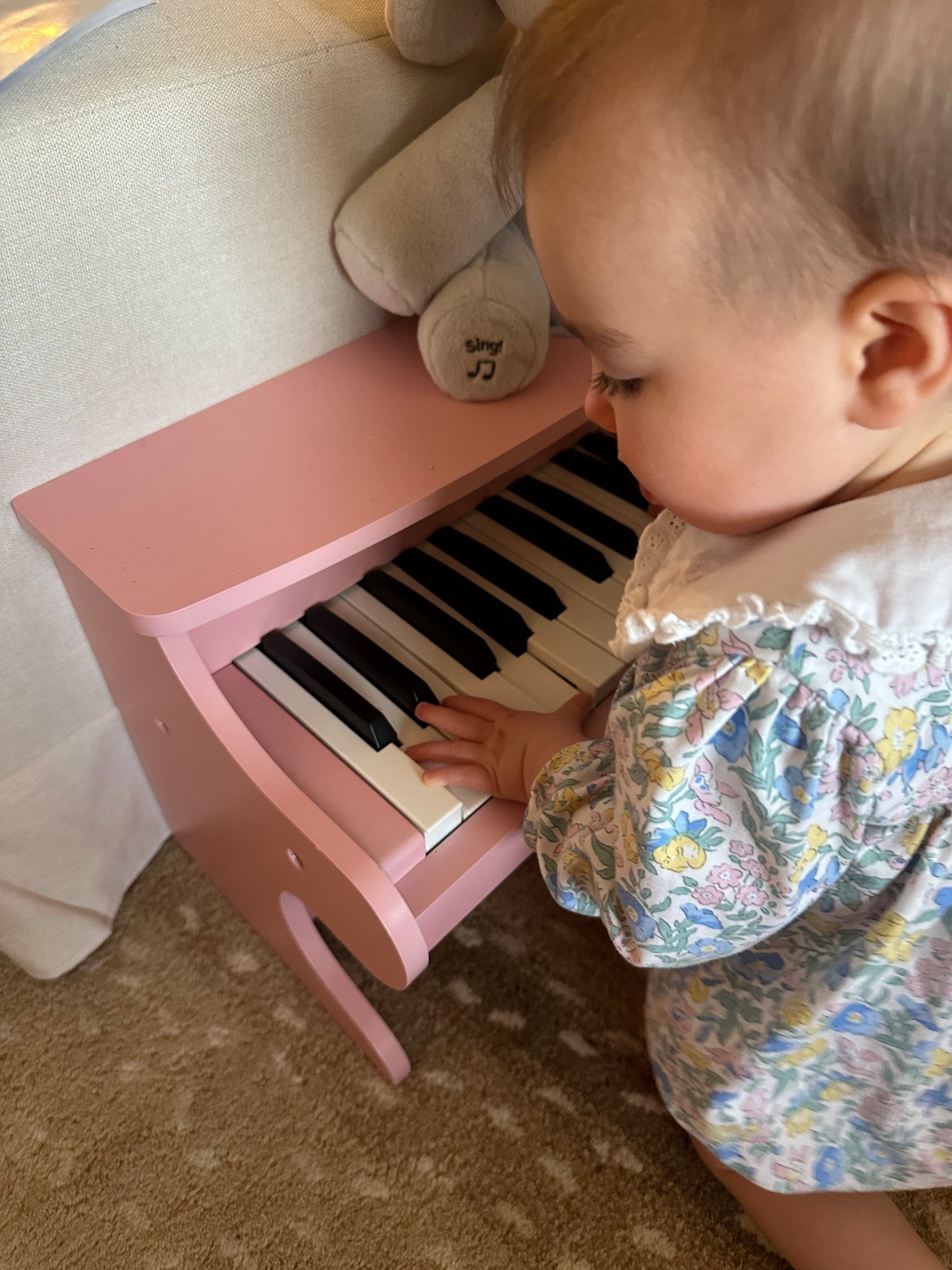 Girly loves her little pink piano! The sweetest gift that your little one will adore for years to come! 🎹🩷

#LTKKids #LTKmomlife #LTKBaby