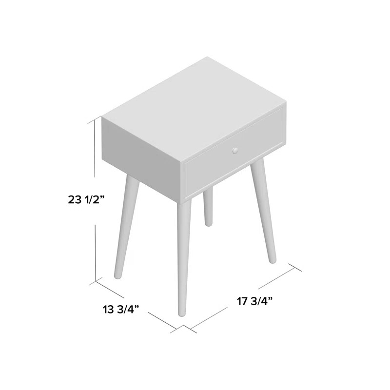 Derren End Table with Storage | Wayfair North America