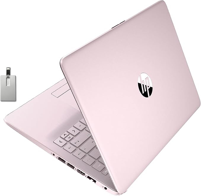 HP Premium Stream 14" HD BrightView Laptop, Intel Celeron N4120, 16GB RAM, 64GB eMMC Storage, UHD... | Amazon (US)