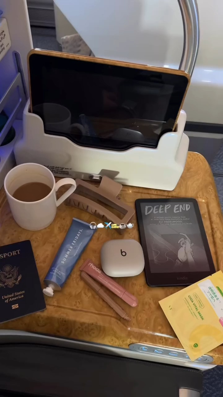 Plane essentials ☁️✈️ 

 #LTKBeauty #LTKTravel