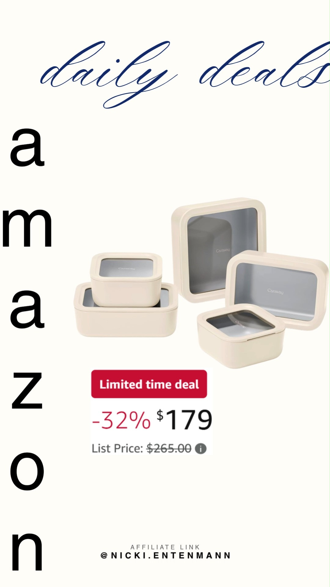 These Caraway 13pc glass food storage containers bring cheerful organization and effortless charm to everyday kitchens with modern flair. #CarawaySet #FoodStorage #KitchenEssentials #GlassContainers #HomeOrganization #CookingTools #DailyUse #LifestyleGear #ModernLiving #DurableDesign 🥗✨📦 

 #LTKfoodie #LTKHome #LTKSaleAlert