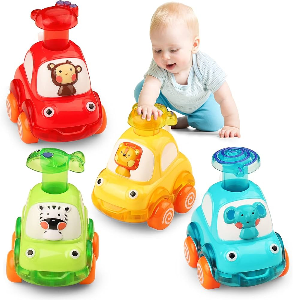 Amazon.com: ALASOU Animal Car Baby Toys for 1 2 3 Year Old Boy|First Birthday Gifts for Toddler T... | Amazon (US)