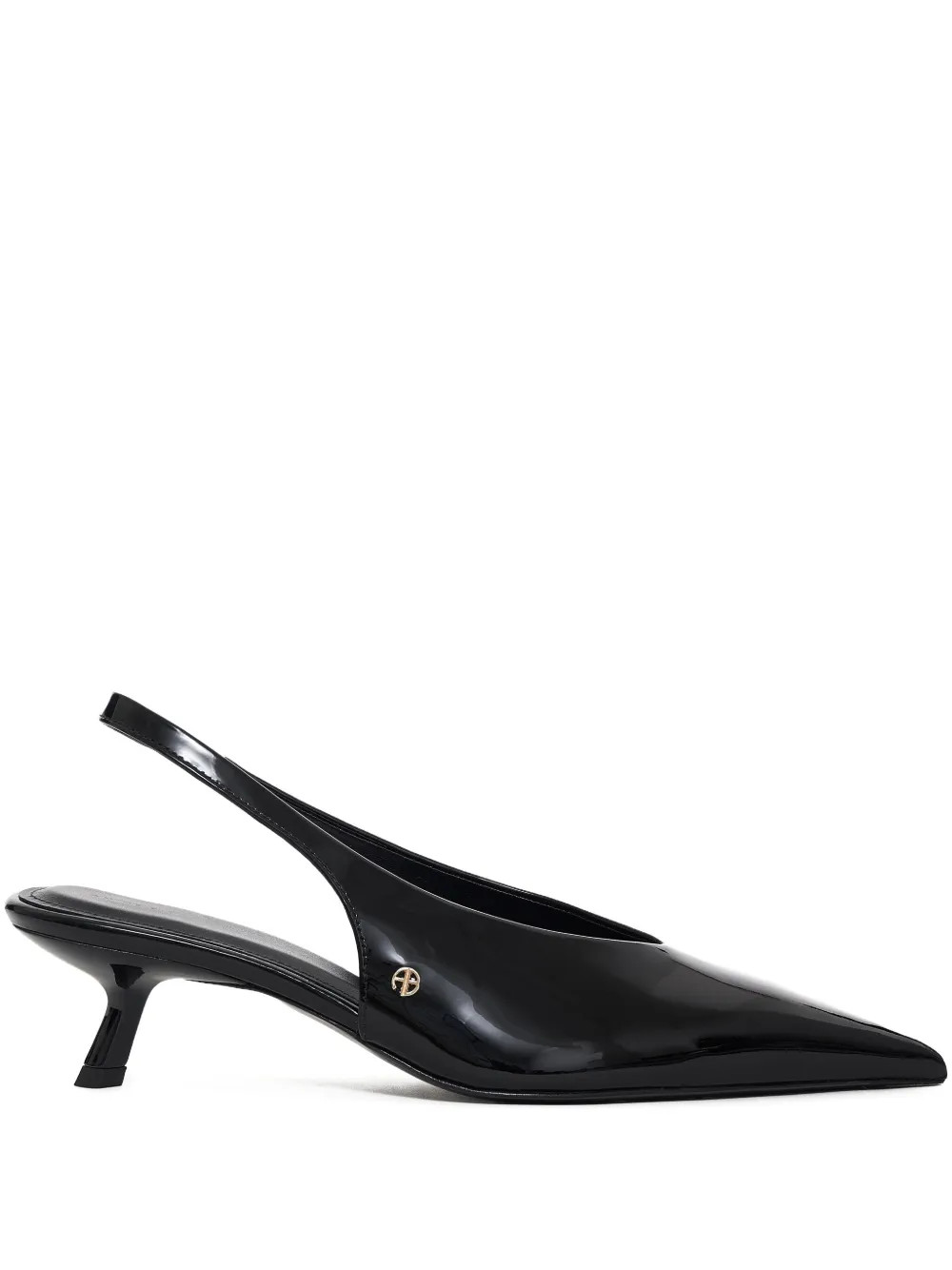 ANINE BING 50mm Hilda Slingback pointed-toe Pumps | Black | FARFETCH BE | Farfetch Global