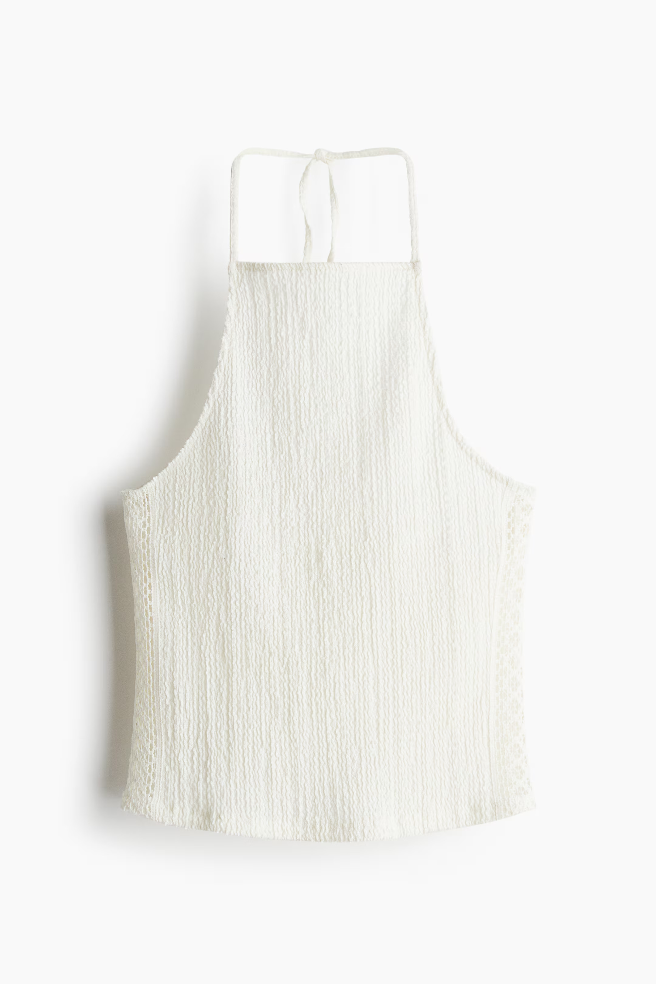 Strukturiertes Neckholder-Top | H&M (DE, AT, CH, NL, FI)