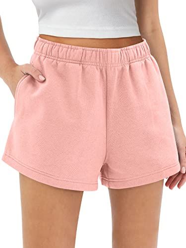 AUTOMET Womens Sweat Shorts Trendy Casual Athletic Shorts Running Summer Vacation Outfits Comfy 2... | Amazon (US)