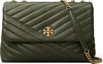 Kira Chevron Leather Convertible Shoulder Bag | Nordstrom