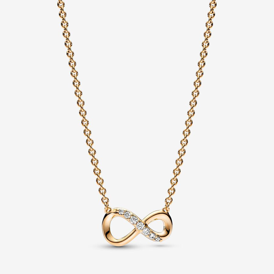 Sparkling Infinity Collier Necklace | Pandora (UK)
