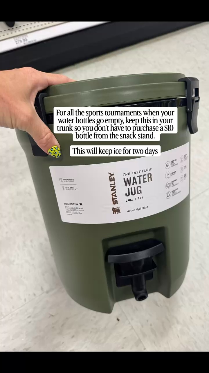 Sports Mom essentials! Perfect for keeping your family hydrated at those super hot sports tournaments.  It will save you a ton of money in bottled water.

#SportsMom #Stanley #TargetFinds #SummerEssentials ￼

#LTKmomlife #LTKTravel #LTKHome