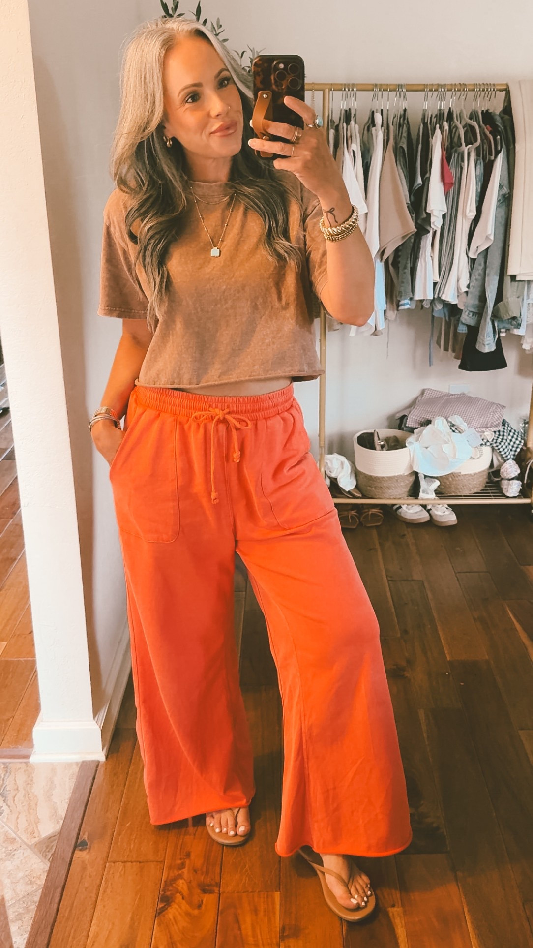 Sized up one in both….wearing medium in top and bottom. Free people look alike, both are so soft!🙌🏻 #freepeopledupes #dupes #freepeopleinspired #widelegpants #comfy #casualvibes #momlife

#LTKmomlife #LTKOver40 #LTKootd