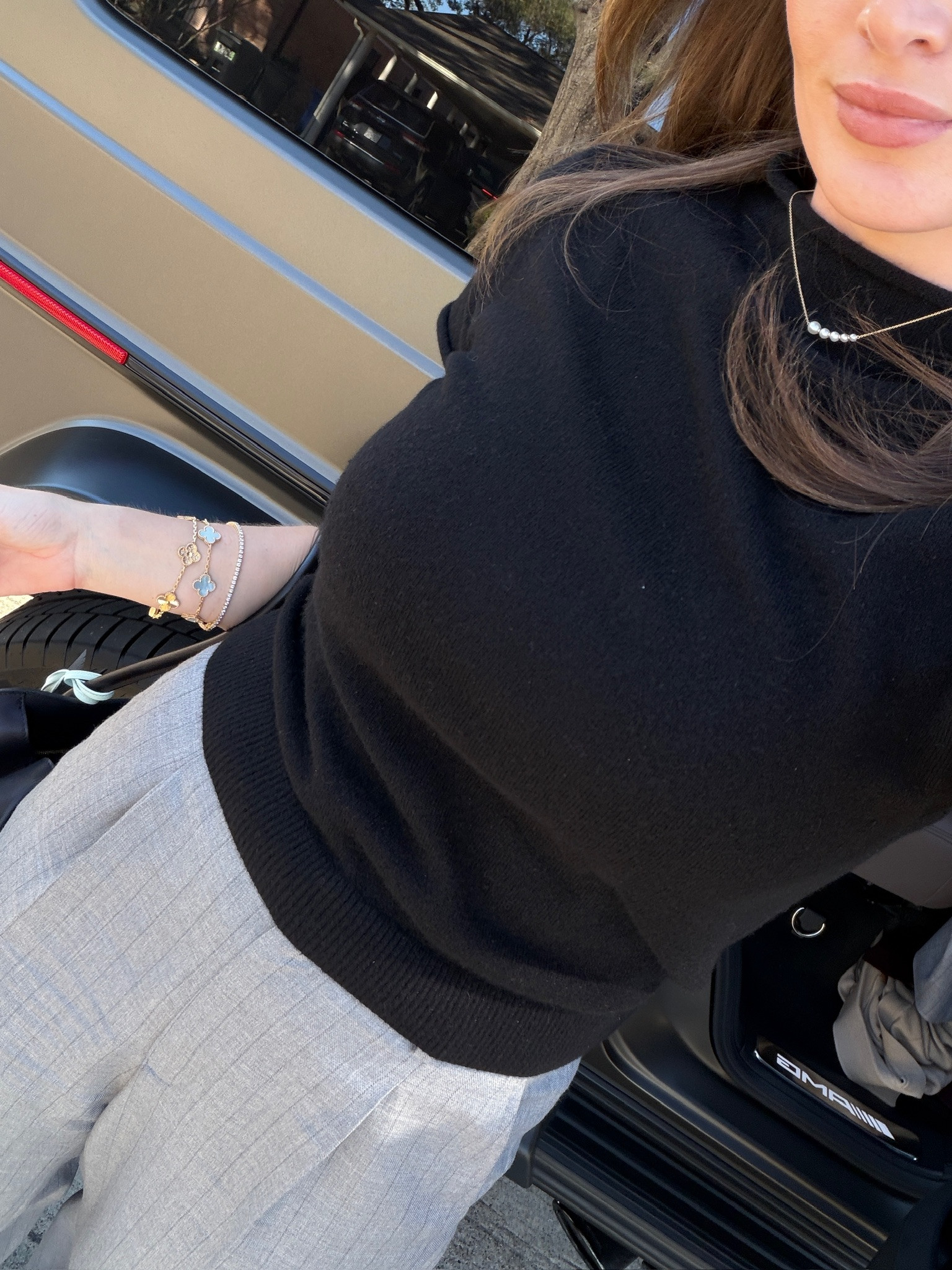The Éterne Fitted Crewneck Shirt from FWRD is one of those basics that instantly makes an outfit feel elevated. I wear black knits like this all the time because they're incredibly versatile—the fitted silhouette is flattering without feeling too tight, and the soft knit fabric layers beautifully under jackets or stands perfectly on its own.

I paired it with the Twist Lune Perle Pearl Pendant, and it's such a pretty finishing touch. The delicate pearl adds just the right amount of elegance, making even the simplest outfit feel polished. This is the kind of look I reach for when I want to feel put together with minimal effort.

 

 #LTKootd #LTKBeauty #LTKWorkwear