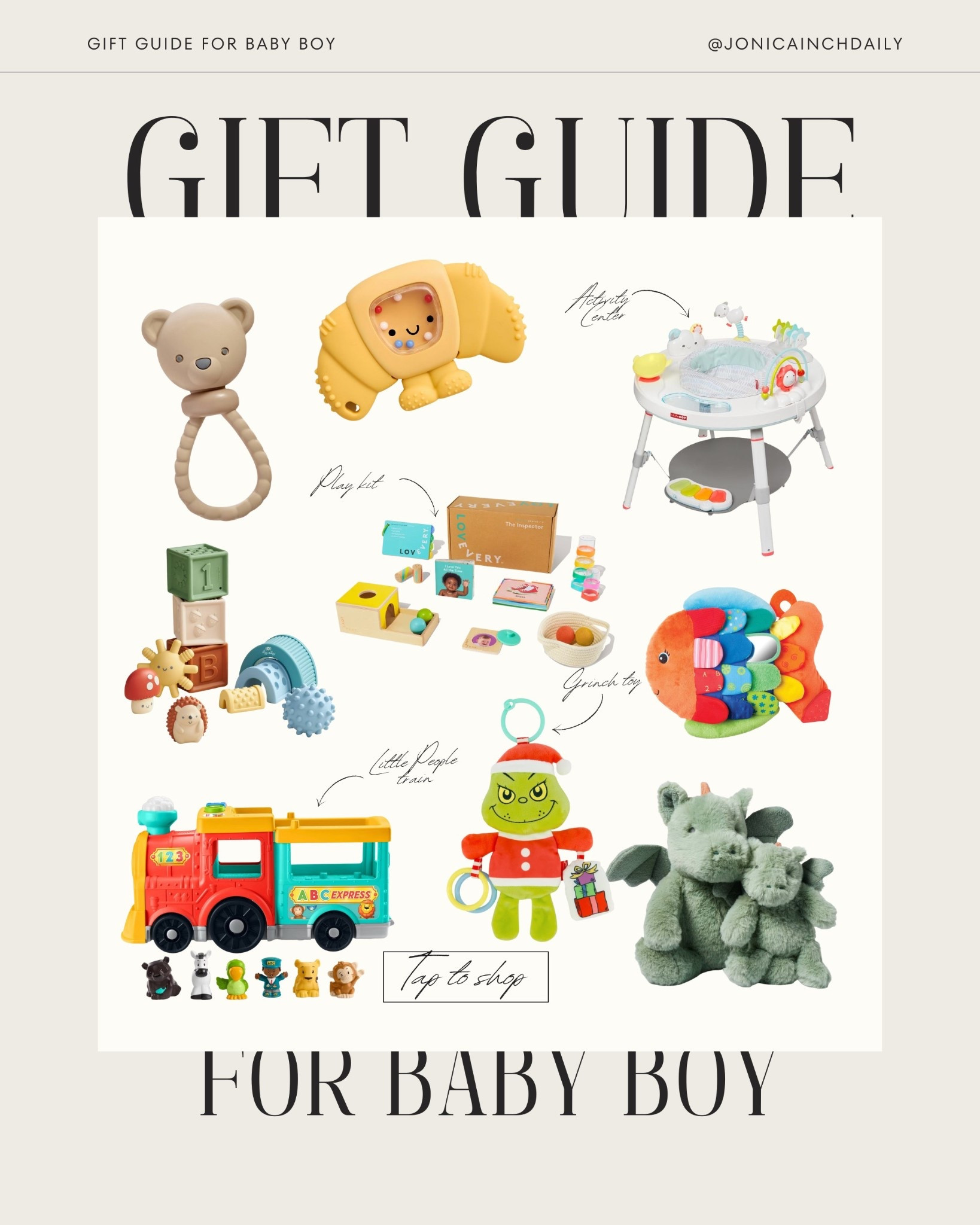 Gift guide for baby boy🎄🩵

#LTKHoliday #LTKGiftGuide #LTKBaby