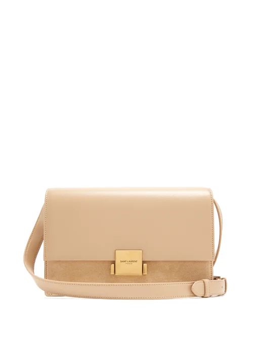 Bellechasse medium leather and suede bag | Saint Laurent | Matches (APAC)