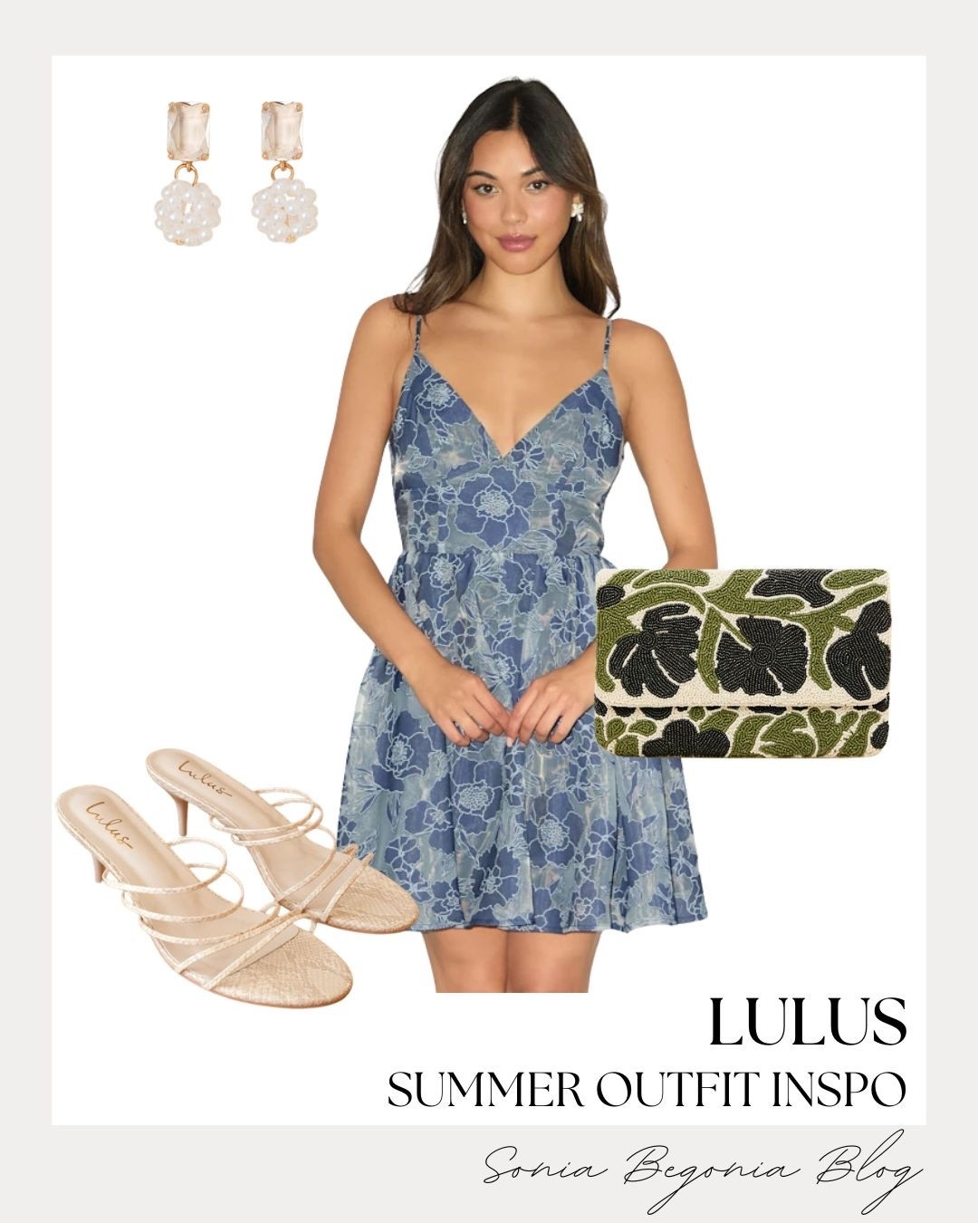 The prettiest summer outfit inspiration from Lulus! I love the beautiful blue floral patterns on this breezy dress, making it an absolute must-have for sunny days. 💙

I styled it with multi-strap kitten heels, statement earrings, and a chic patterned clutch. ✨

#Lulus #summeroutfit #summerfashion #floraldress #LTKstyletip #chicstyle #ootd #casualchic #vacationstyle

#LTKootd #LTKSeasonal
