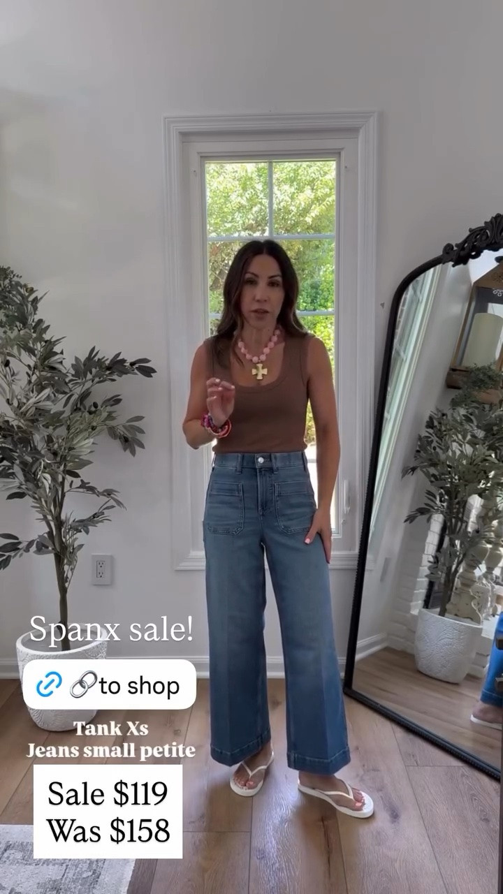 Spanx sale. Wearing small petite cropped jeans.

#LTKSaleAlert #LTKPetite #LTKOver40