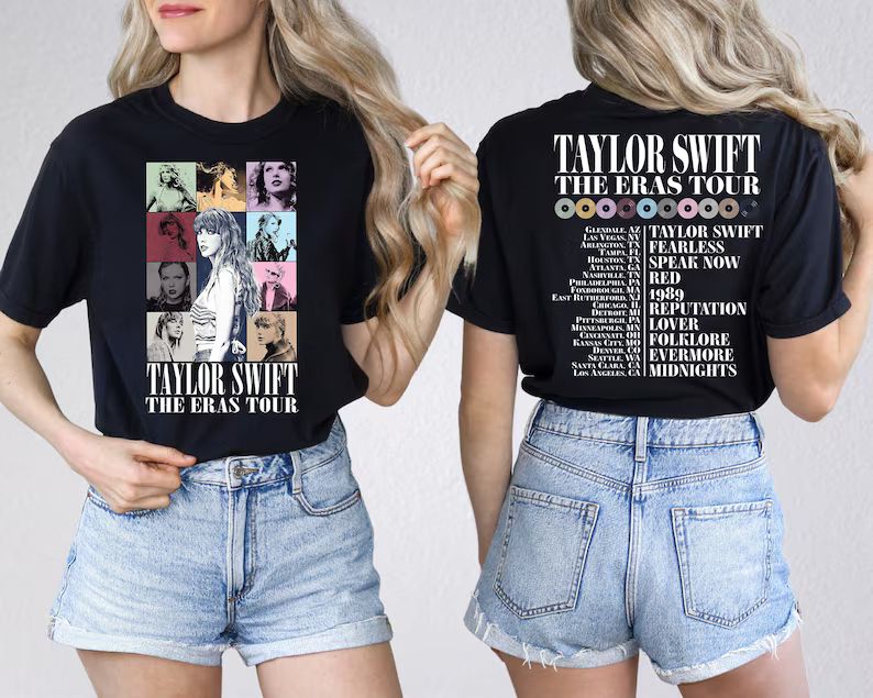 Two Sided Eras Tour Concert Shirt, Long Live Shirt, Concert Outfit, Her Song Lyric Shirt,Eras Tou... | Etsy (US)