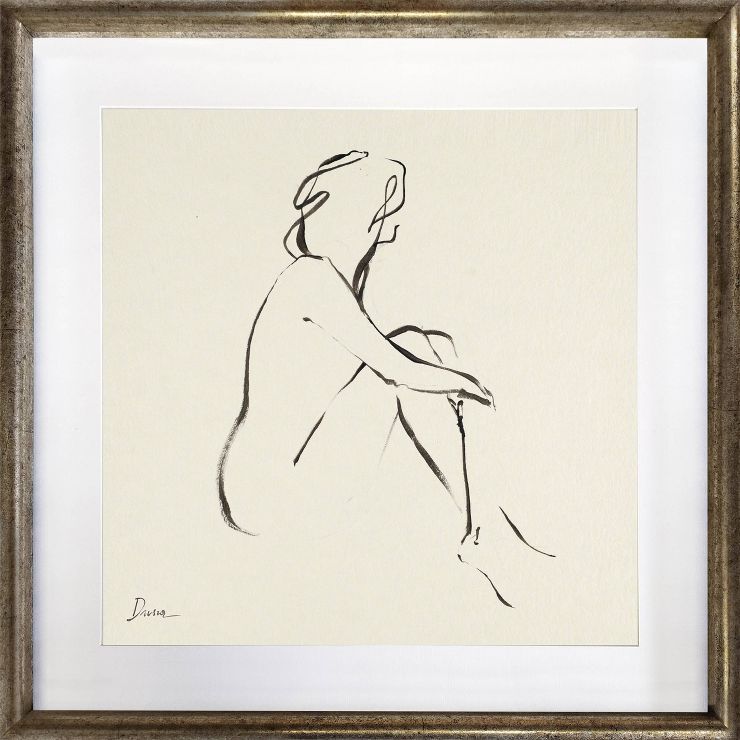 18" x 18" Figurative Sketch Framed Wall Print - Threshold™ designed with Studio McGee | Target