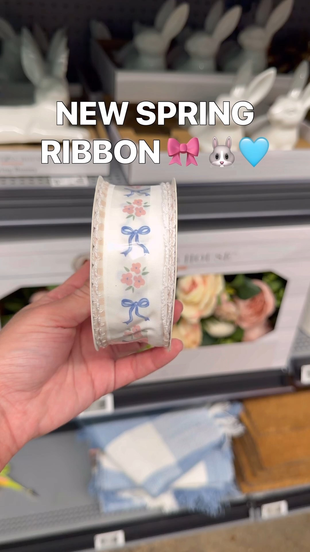 New spring/easter ribbon 

#LTKmomlife #LTKHome #LTKdayinmylife
