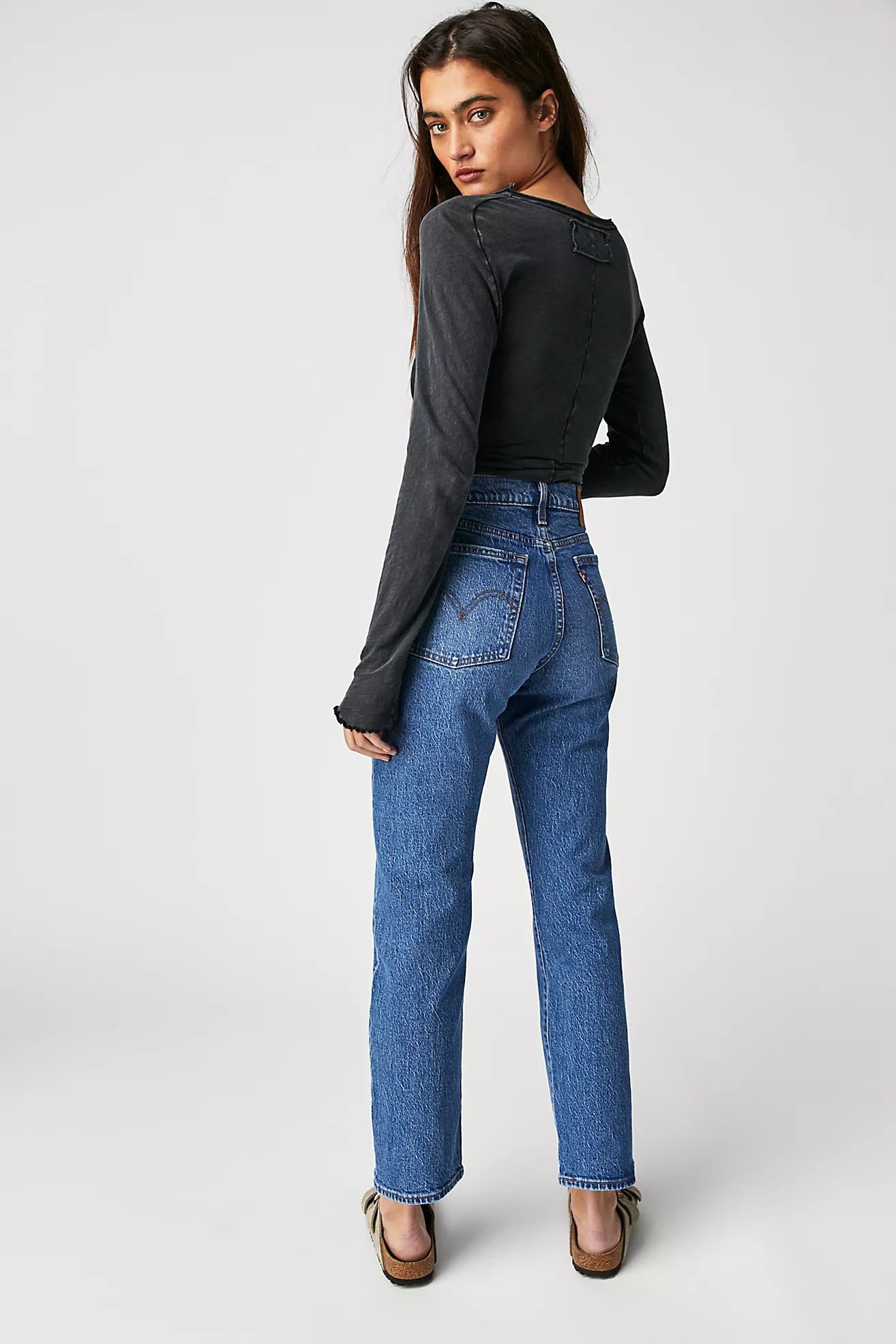 Levi's Wedgie Straight Jeans | Free People (Global - UK&FR Excluded)