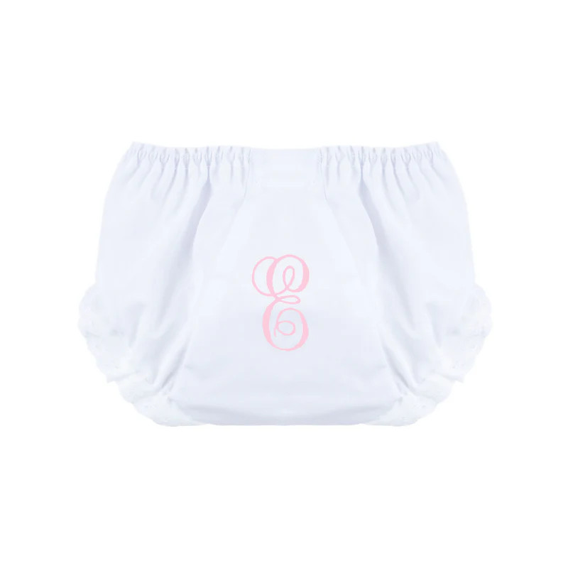 White Bloomers for Girls | Add a Monogram | Classic Whimsy | Classic Whimsy
