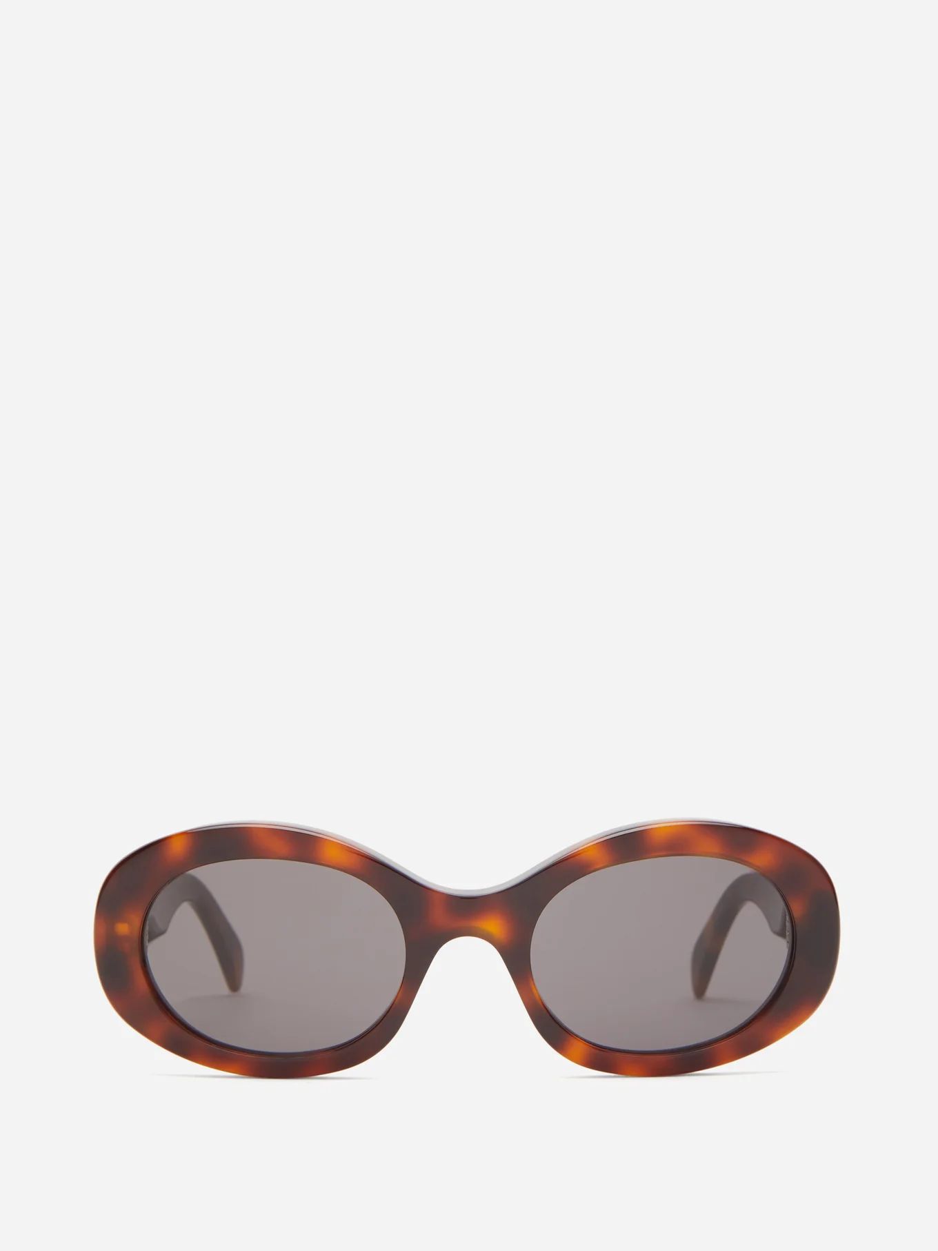Triomphe oval acetate sunglasses | Matches (UK)