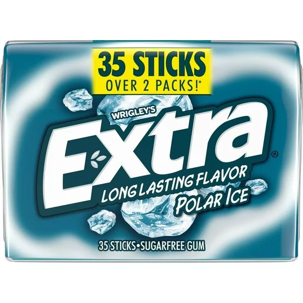 Extra Polar Ice Sugar Free Chewing Gum - 35 Count Pack | Walmart (US)