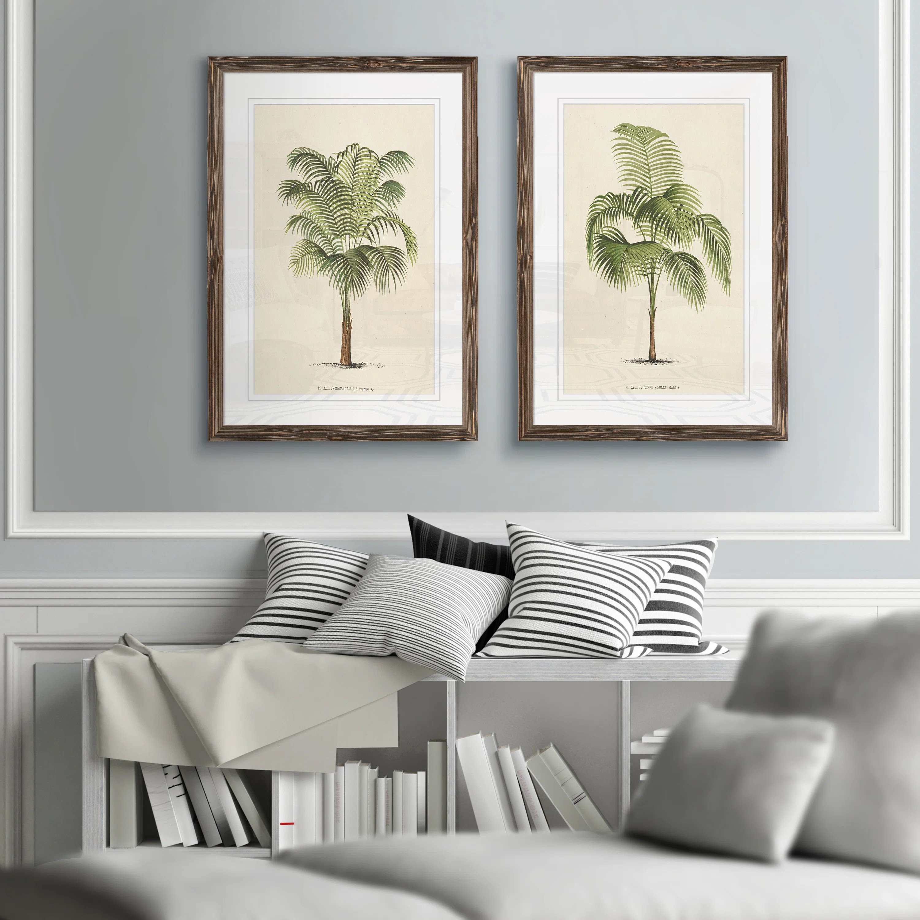 " Les Palmiers I " by Vincent Van Gogh 2 - Pieces | Wayfair North America