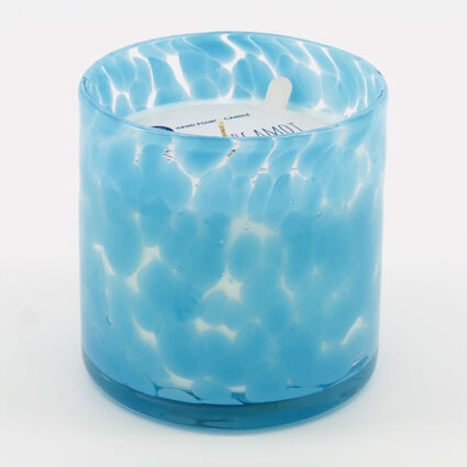 Blue Sunglow Bergamot Candle 339g | TK Maxx
