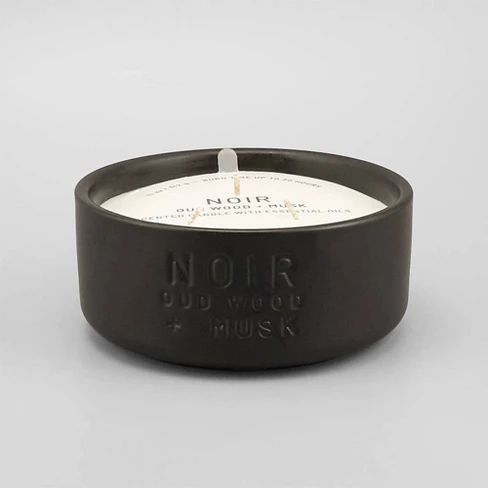 11oz Ceramic Jar 3-Wick Candle Noir - Oud Wood & Musk - Project 62™ | Target