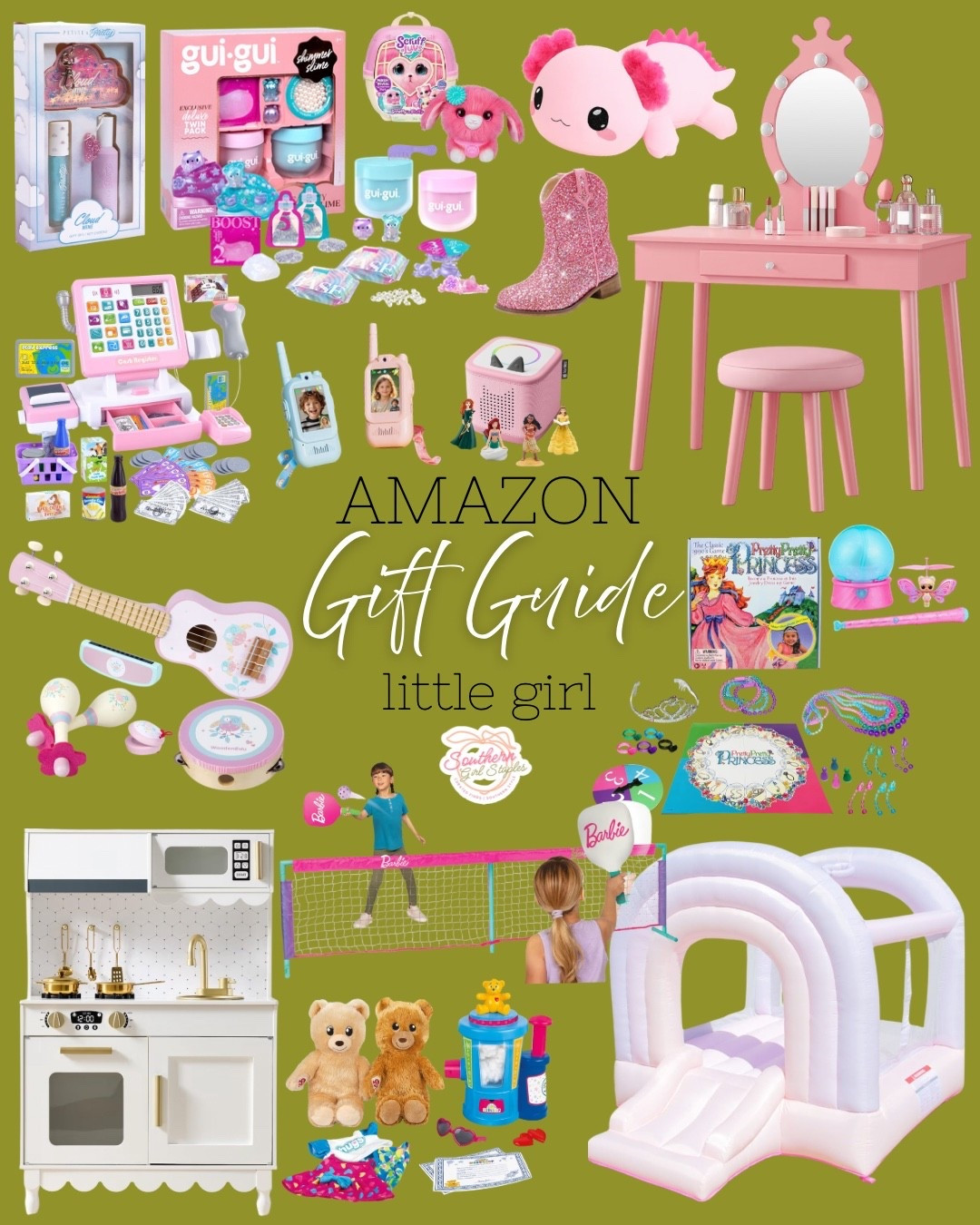 Looking for the cutest Christmas gifts this year? I’ve rounded up my favorite Amazon finds for little girls — from pretend play to creative kits to the sweetest pink surprises. 🌸✨
Everything is linked in my LTK for easy shopping!
#AmazonHoliday #GiftGuide #LittleGirlGifts #LTKHoliday #SouthernGirlStaples


#LTKCyberWeek #LTKKids #LTKGiftGuide
