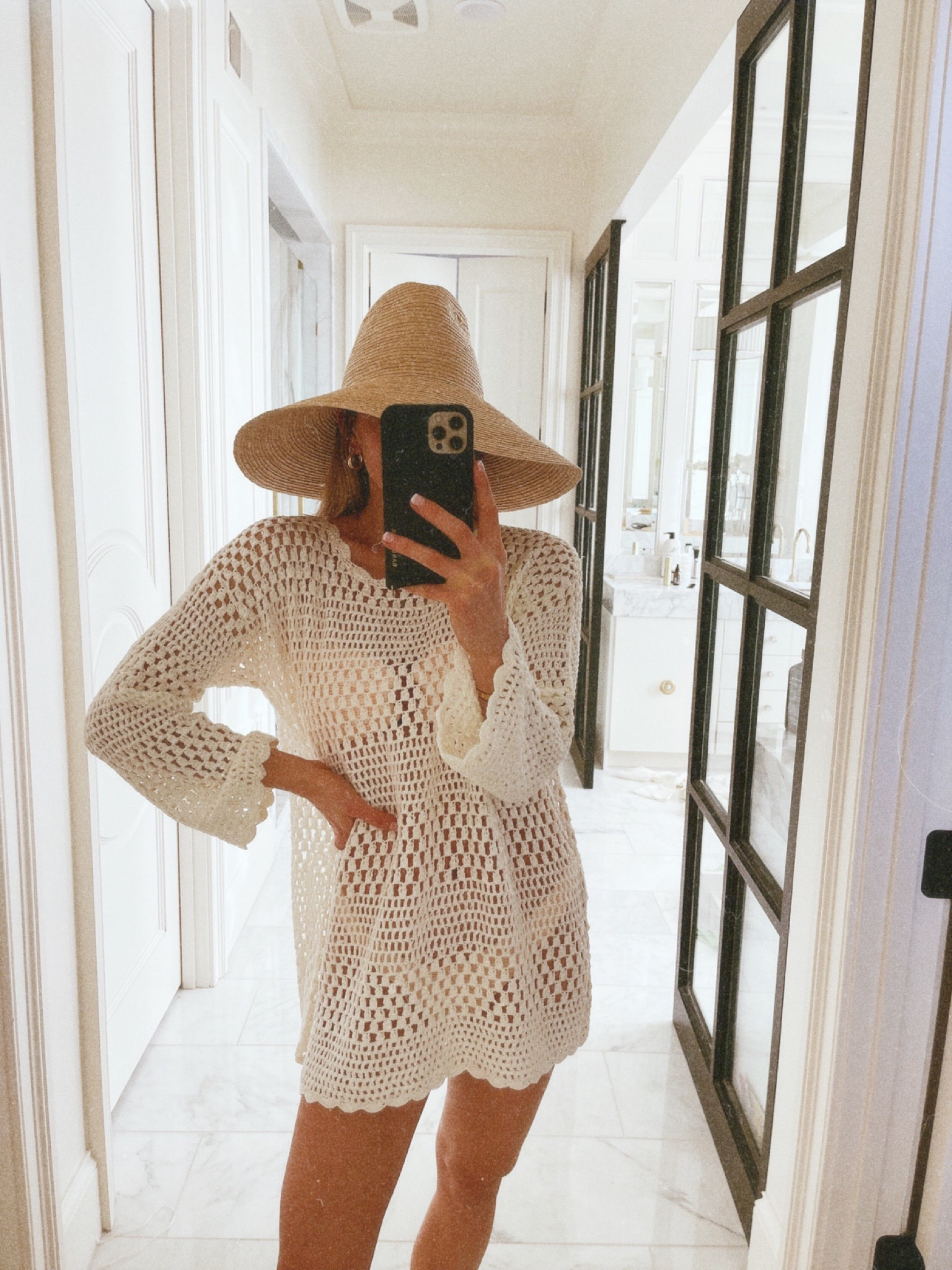 Amazon swimsuit cover up. Wearing size small. Fits tts 