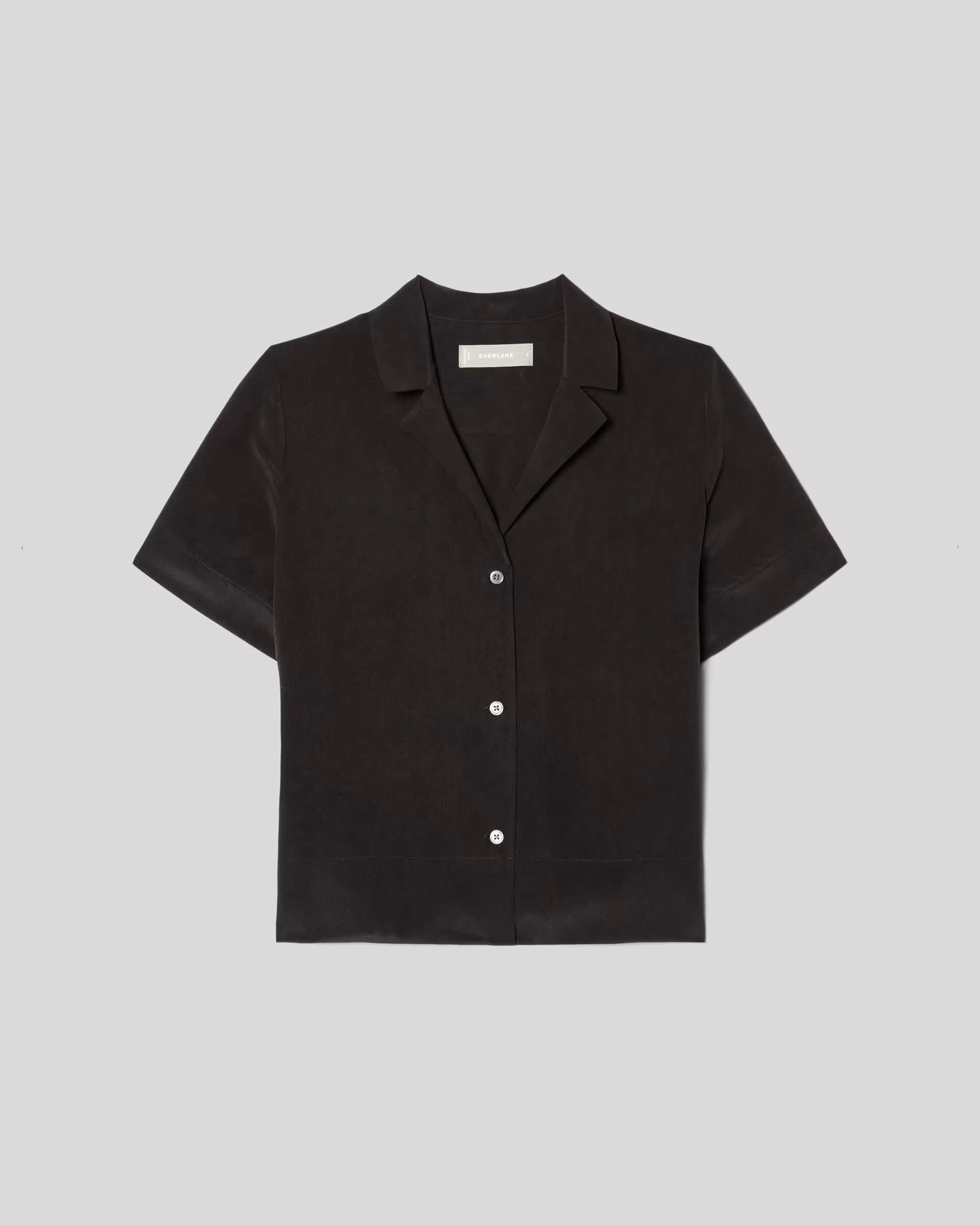 The Clean Silk Short-Sleeve Notch Shirt | Everlane